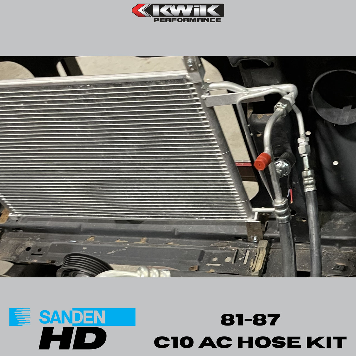 AC Hose Kit (1981-87) C10 Chevy - Sanden HD- K10801