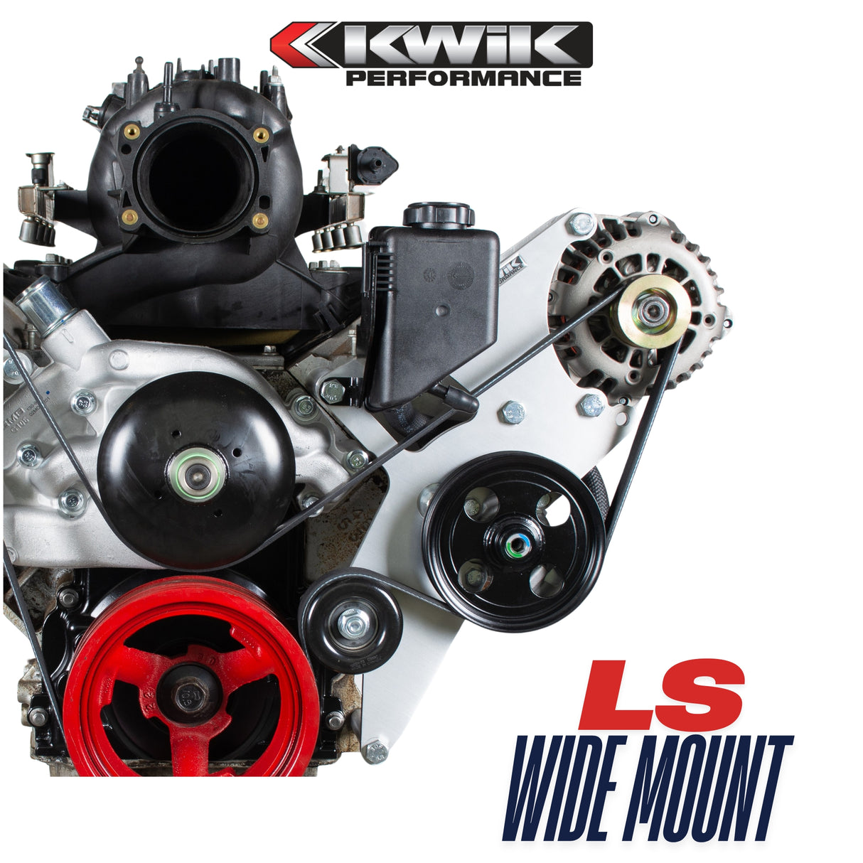 LS Wide Mount Alt/PS Bracket - Truck (99-13) / Camaro (10-15) - K10168