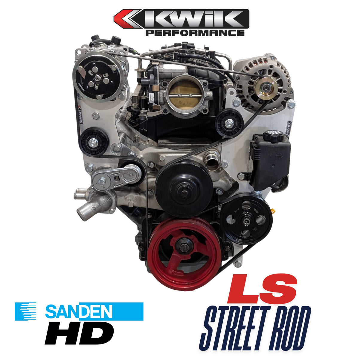 Soporte para camioneta (99-13) / Camaro (10-15) Street Rod LS AC-Alt/PS