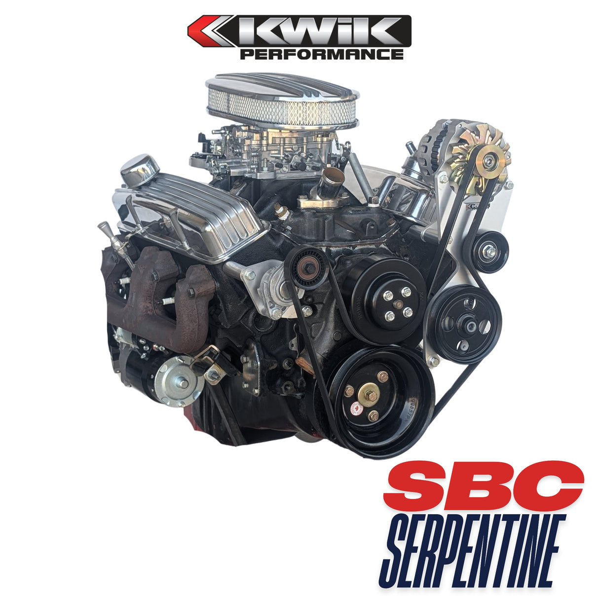 SBC Serpentine Package, Alt/PS Type-2 pump (No AC) - K10325