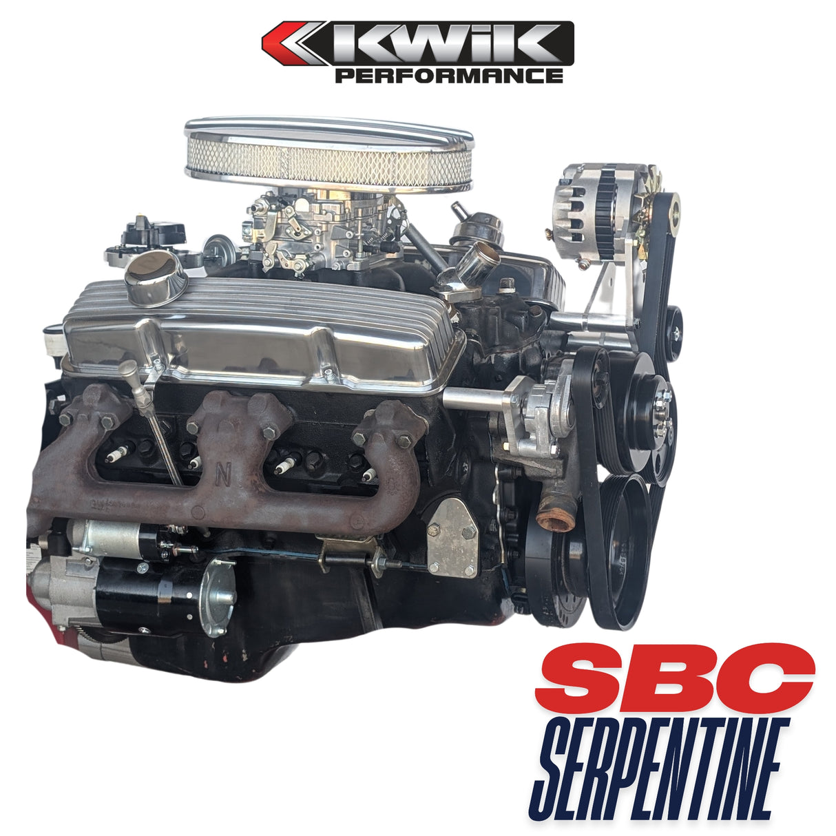 SBC Serpentine Package, Alt/PS Type-2 pump (No AC) - K10325