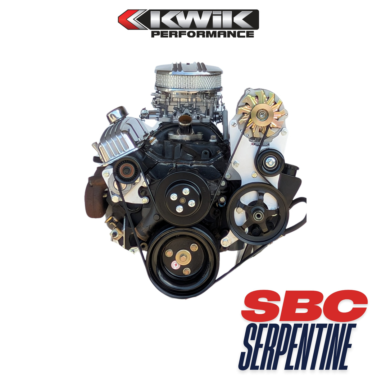 SBC Serpentine Package, Alt/PS P-series pump (No AC) - K10326