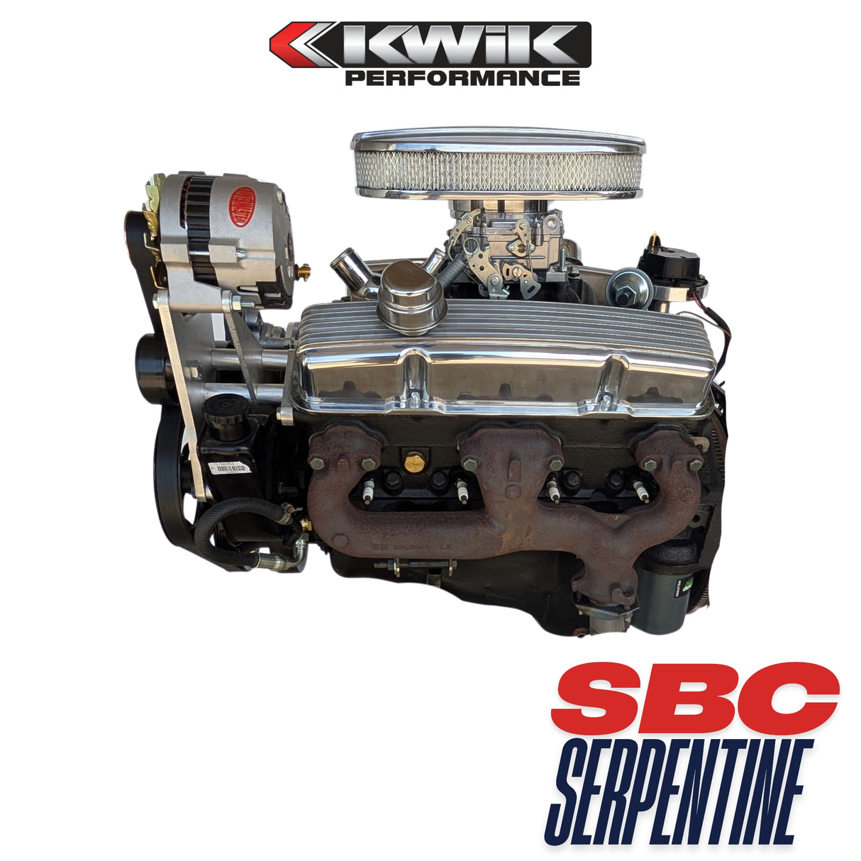SBC Serpentine Package, Alt/PS P-series pump (No AC) - K10326