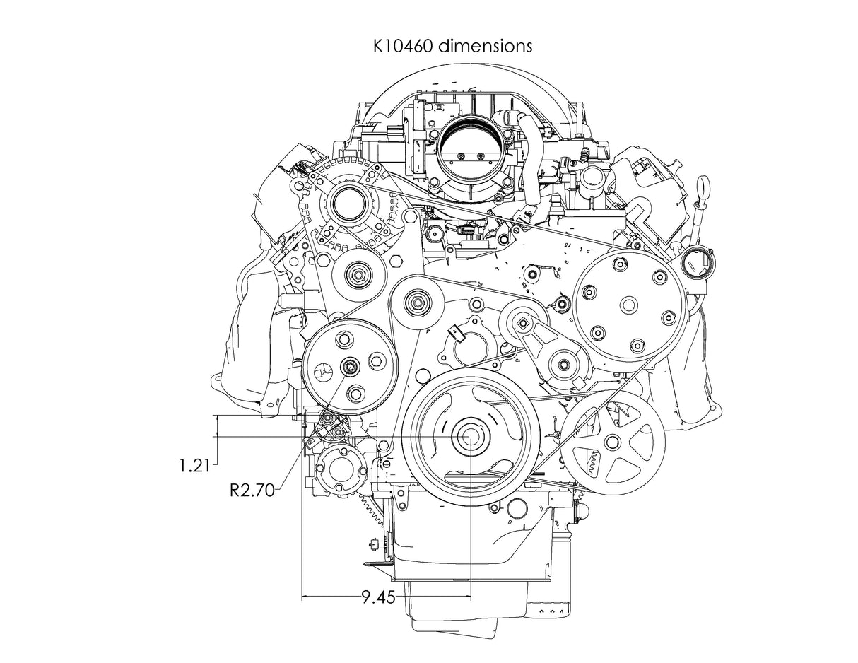 Camioneta LT (14-19) Soporte Alt/PS (sin aire acondicionado)