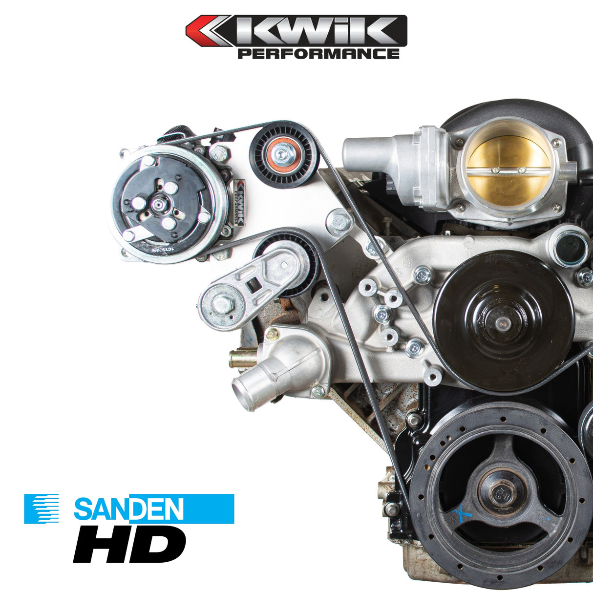 LS Wide Mount HD AC Bracket - Corvette (97-13) - K10470