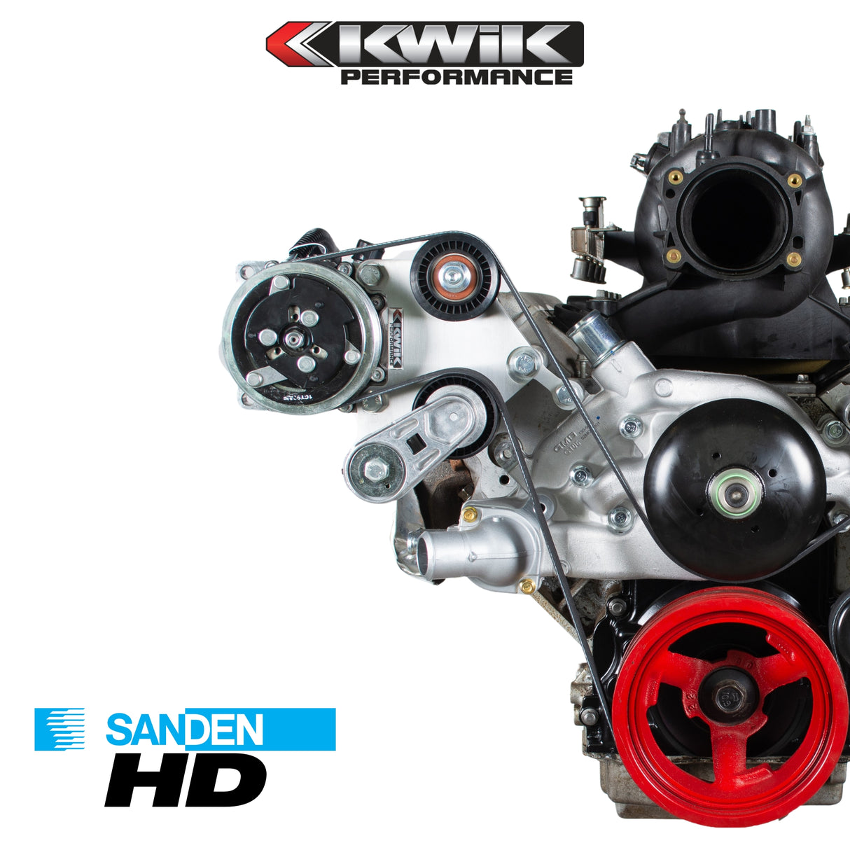 LS Wide Mount HD AC Bracket - (Truck 99-13 / Camaro 10-15) - K10472