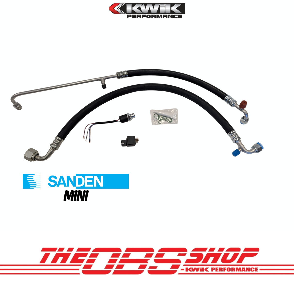 AC Hose Kit (88-90) OBS Chevy - Sanden Mini - K10707
