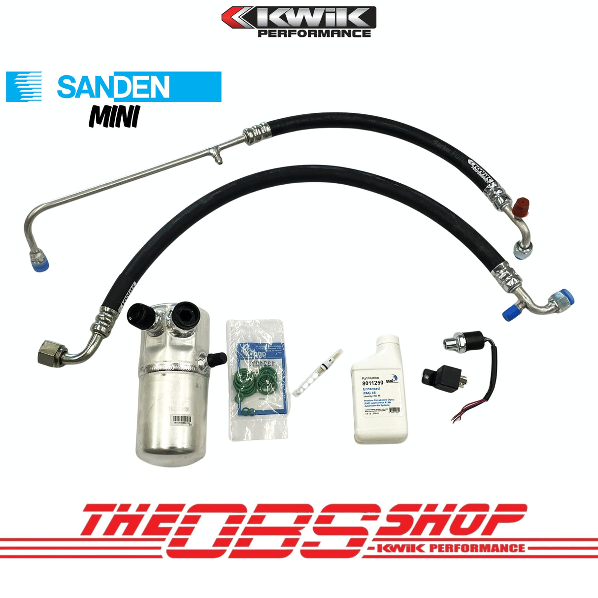 AC Hose Kit (88-90) OBS Chevy - Sanden Mini - K10707