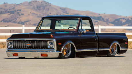 Pictured is Brown Shuga, a small block Chevy that fetched over $125,000 at a Mecum auction