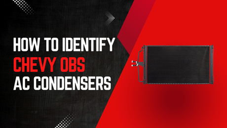 Image for a blog on how to identify Chevy OBS AC condensers