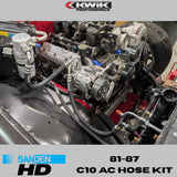 AC Hose and Condenser Kit (1981-87) C10 Chevy - Sanden HD- K10799