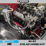 AC Hose and Condenser Kit (1981-87) C10 Chevy - Sanden Mini - K10798