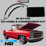 AC Hose and Condenser Kit (1981-87) C10 Chevy - Sanden HD- K10799