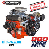 BBC Serpentine Package, AC-Alt/PS Type-2 pump (Sanden Mini) - K10278