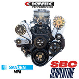 Paquete SBC Serpentine, AC-Alt/PS (Sanden Mini)