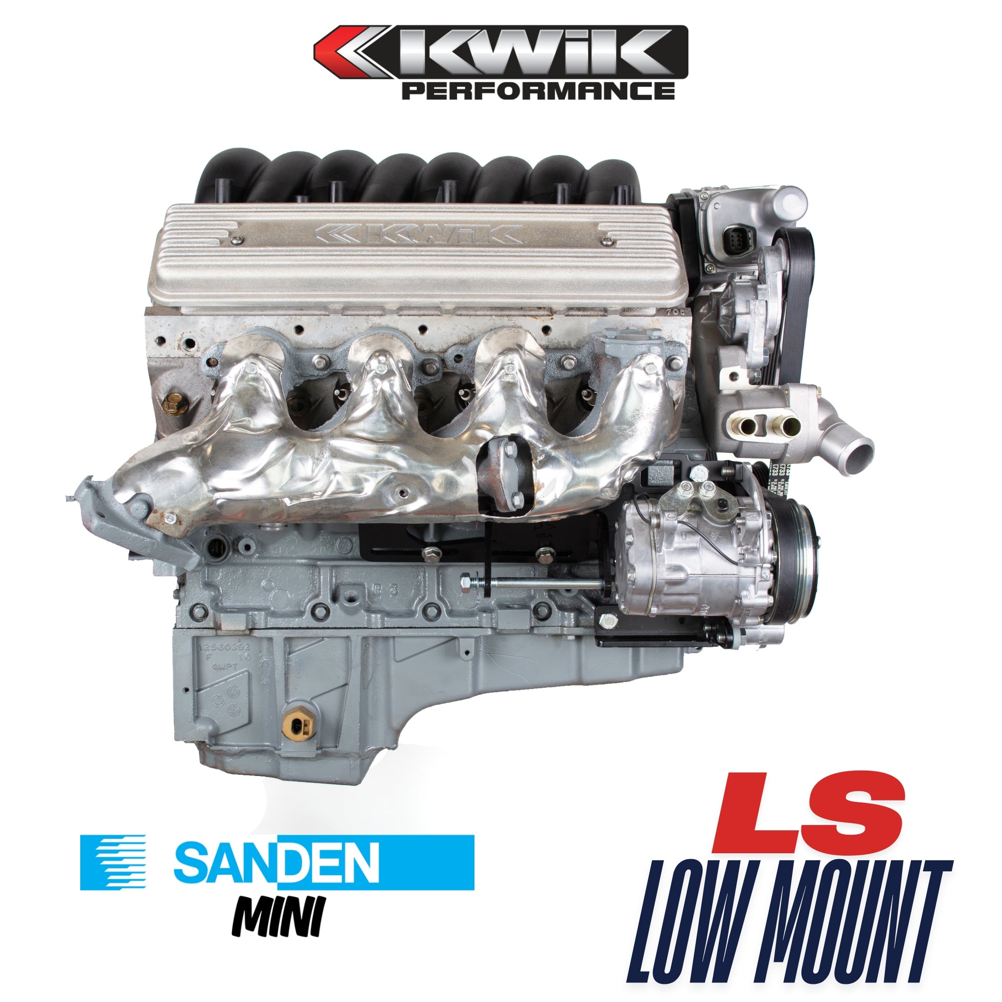 LS Low Mount AC Bracket - Corvette (97-13) / LSA supercharged