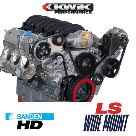 LS3 Crate Engine Serpentine Package - Sanden HD - K10559
