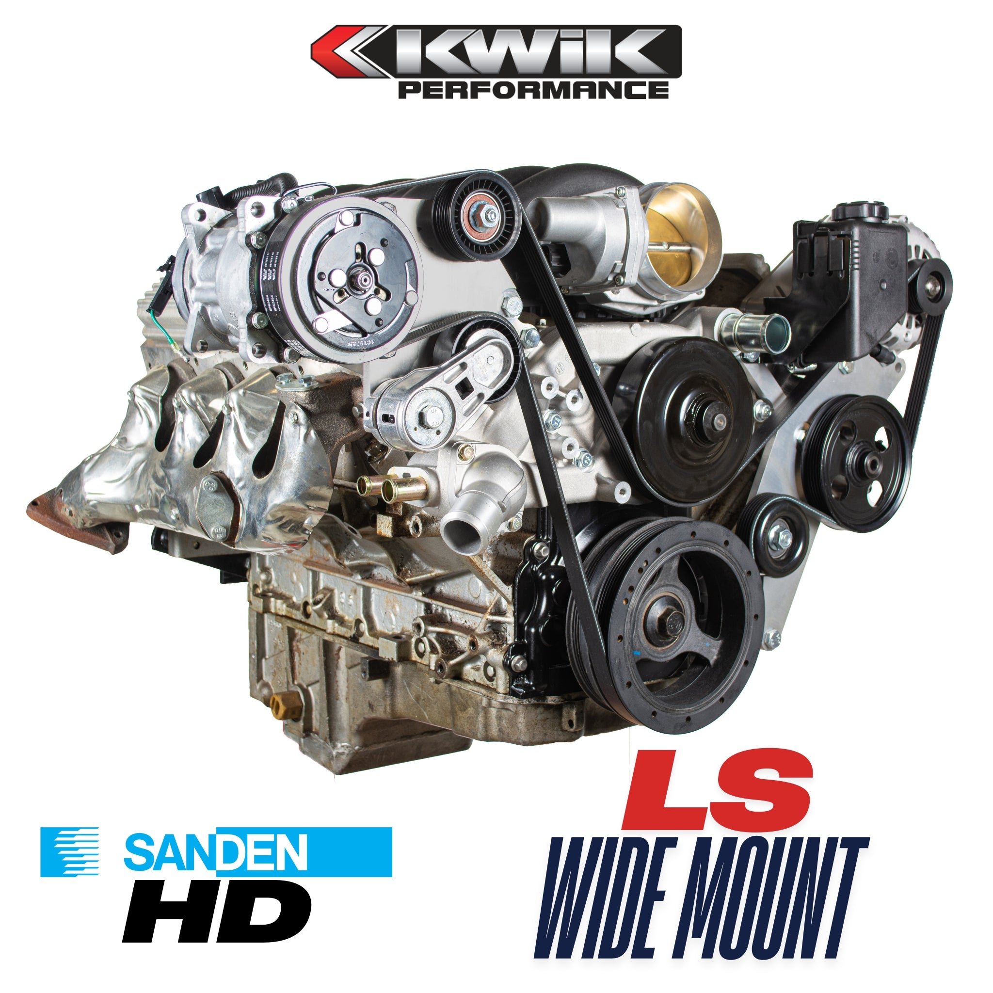 LS3 Crate Engine Serpentine Package Sanden HD K10559