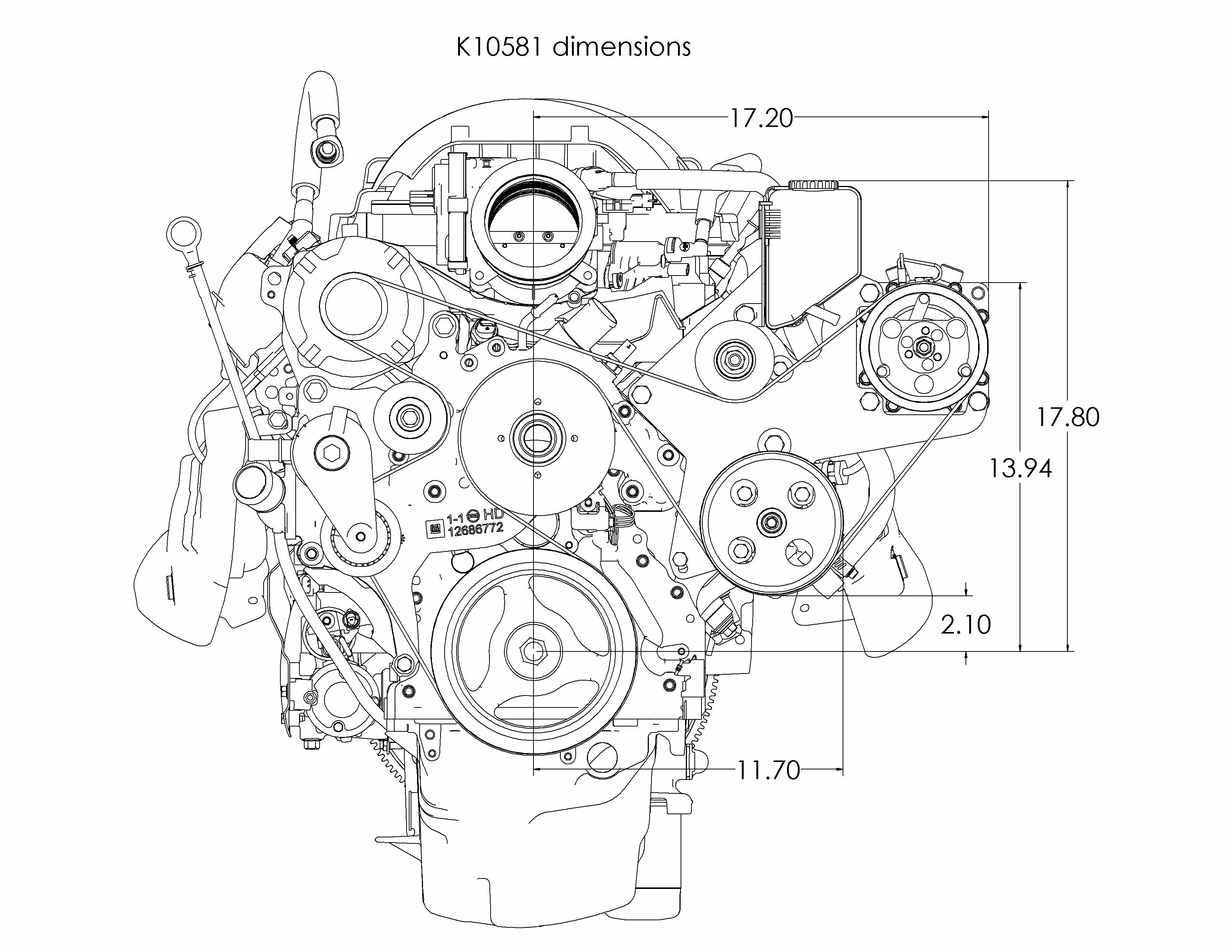 LT Truck (2020+) AC/PS Bracket - K10581 – Kwik Performance Inc