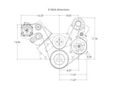 BBC Serpentine Package, AC-Alt/PS - P-series pump (Sanden 508/709) - K10654