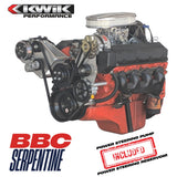 BBC Serpentine Package, AC-Alt/PS Type-2 pump (Sanden 508/709) - K10655
