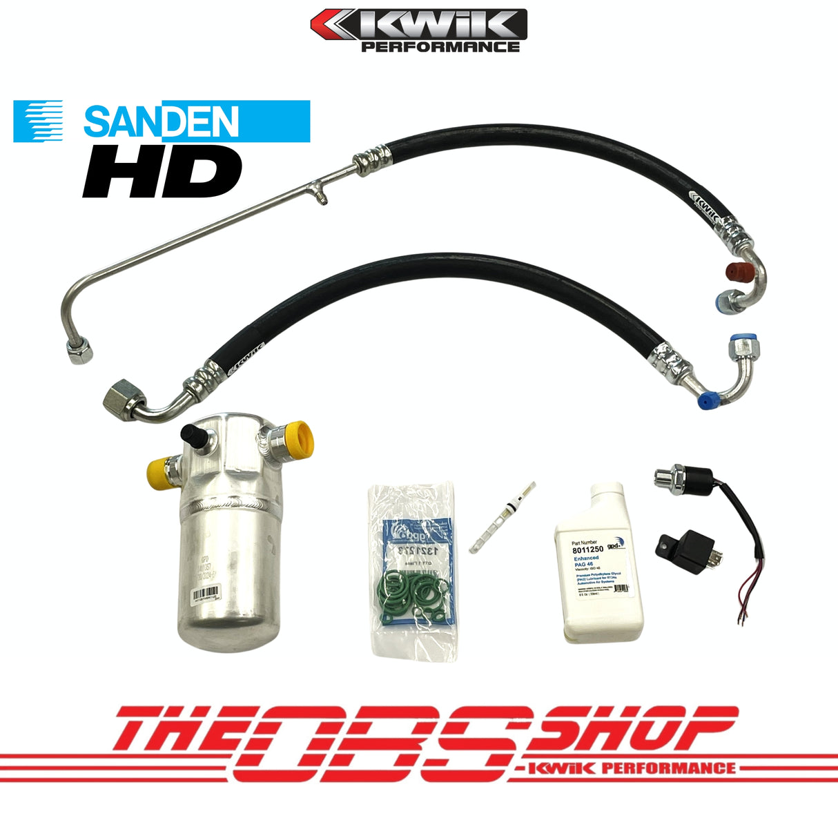 AC Hose Kit (94-98) OBS Chevy - Sanden HD - K10695