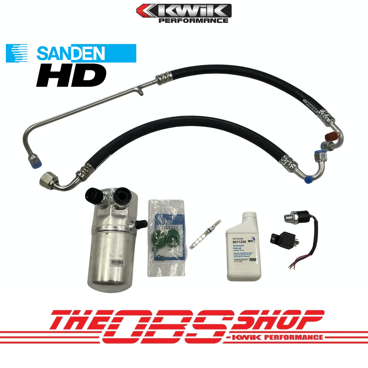 AC Hose Kit (88-90) OBS Chevy - Sanden HD - K10708
