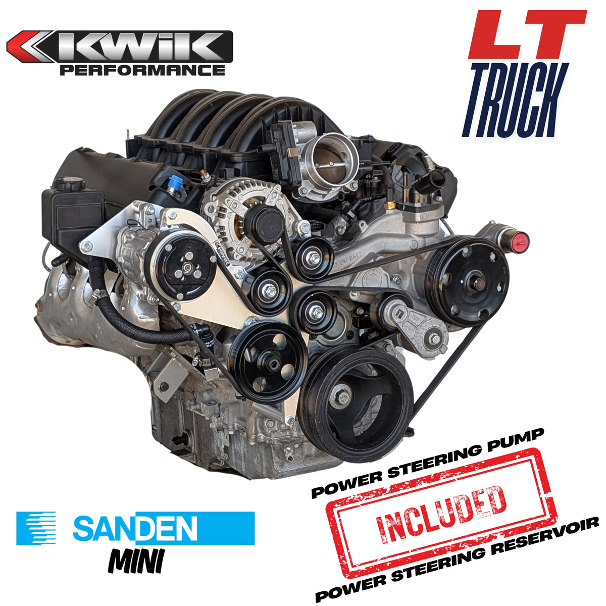LT Truck (14-19) Sanden Mini AC-Alt/PS Bracket - K10742 – Kwik ...