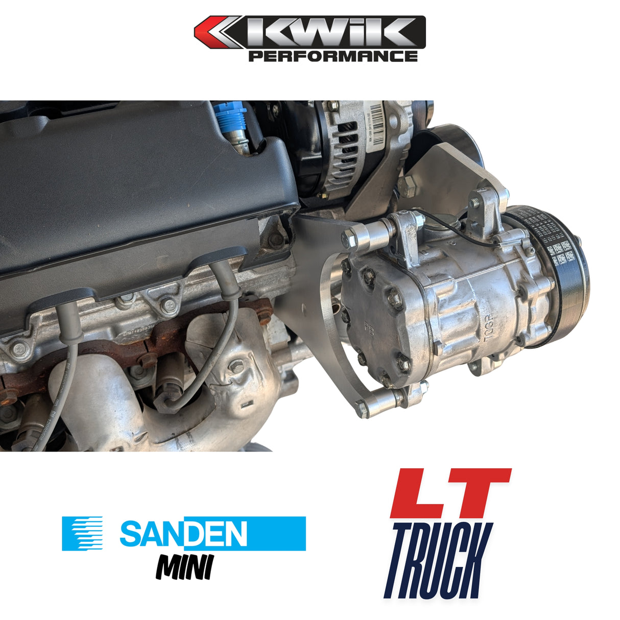 LT Truck (2020+) Sanden Mini AC Bracket - K10750