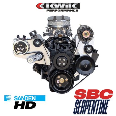 Paquete SBC Serpentine, AC-Alt/PS (Sanden Mini)