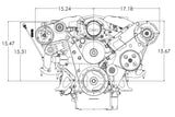LS Wide Mount Mini AC Bracket - (Truck 99-13 / Camaro 10-15) - K10675