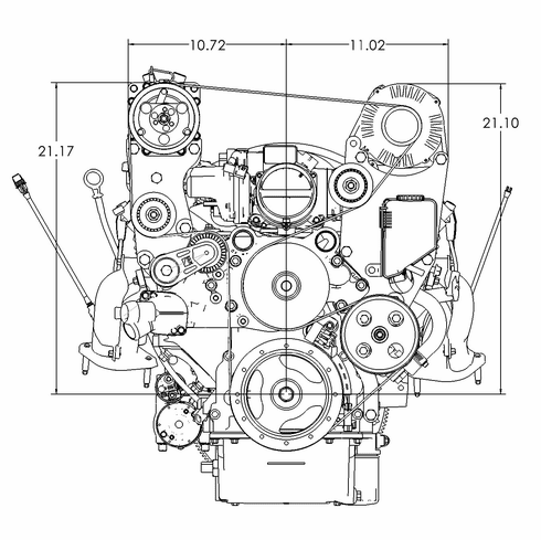 LS Street Rod Alt Only Bracket - Corvette (97-13) - K10182