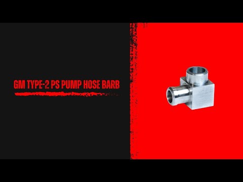 GM Type-2 power steering 90-deg hose barb - 10269-01