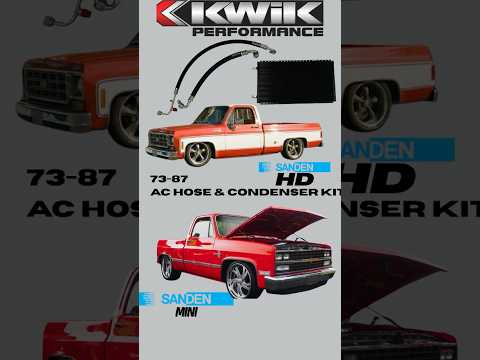 AC Hose and Condenser Kit (1973-80) C10 Chevy - Sanden HD- K10797