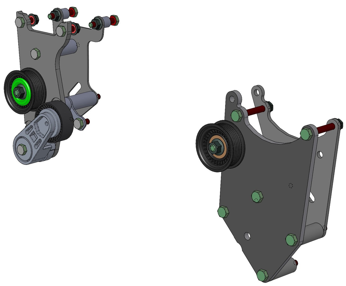 Camaro F-Body (98-02) / GTO (04-06) Street Rod LS AC-Alt solo soporte